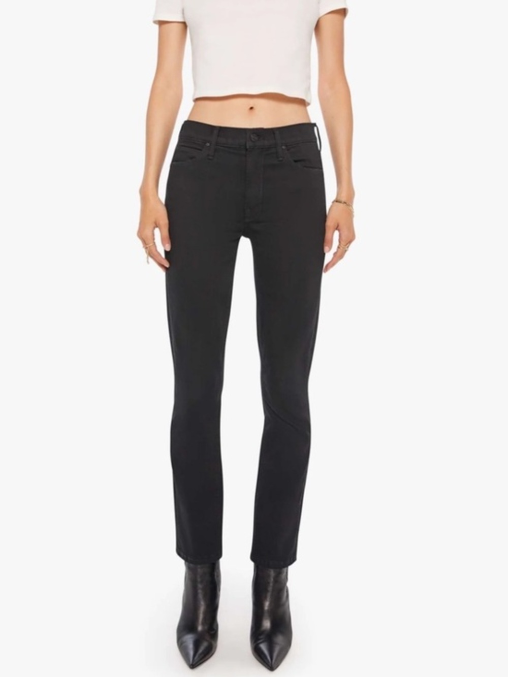 Mother the mid rise dazzler ankle not guilty jeans Size 25